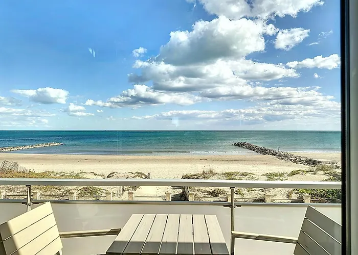 Climatisé Avec Terrasse Et Parking, Face à La - Fr-1-715-76 Apartamento Mauguio